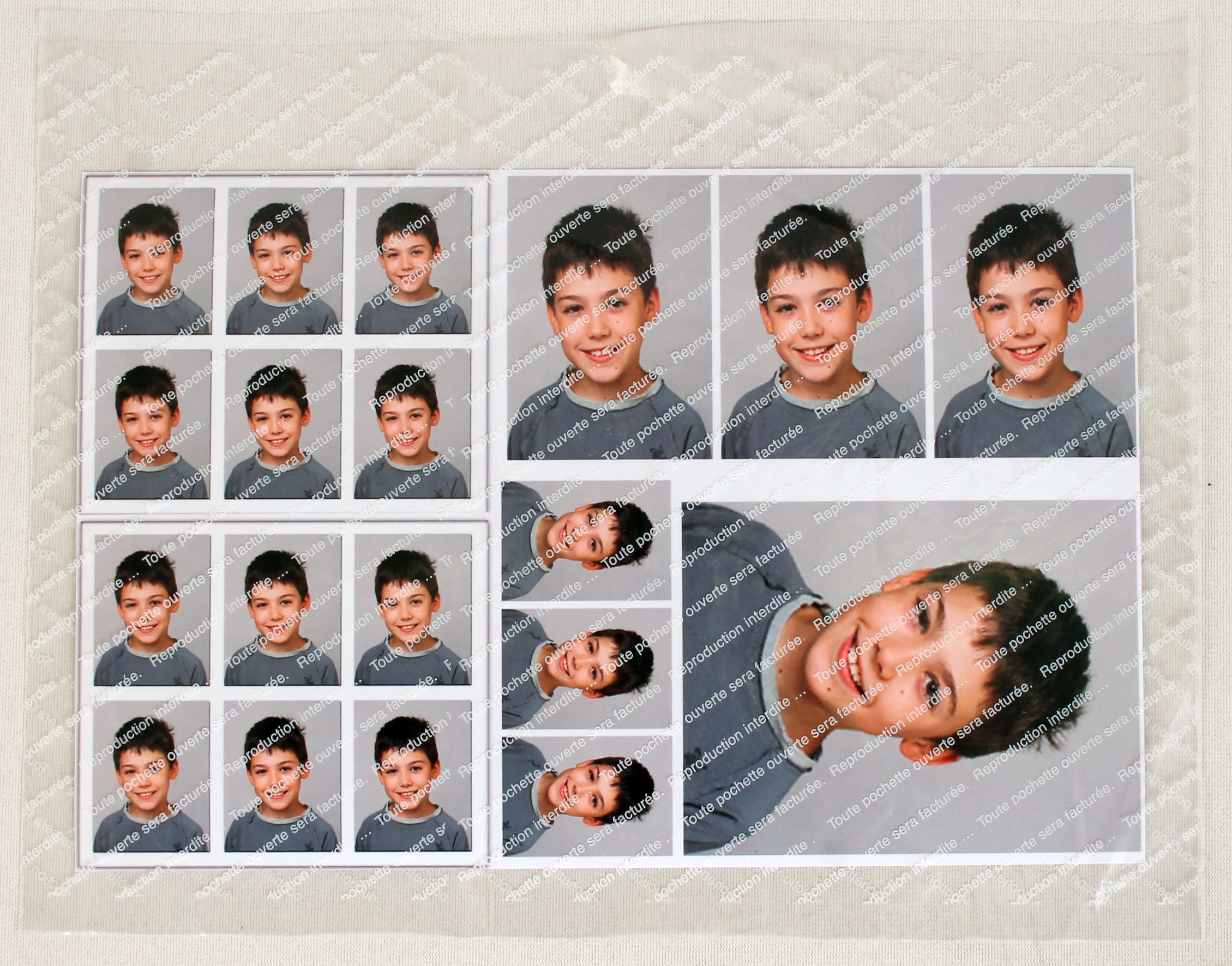 100 pochettes de protection en papier cristal pour photo 13x18