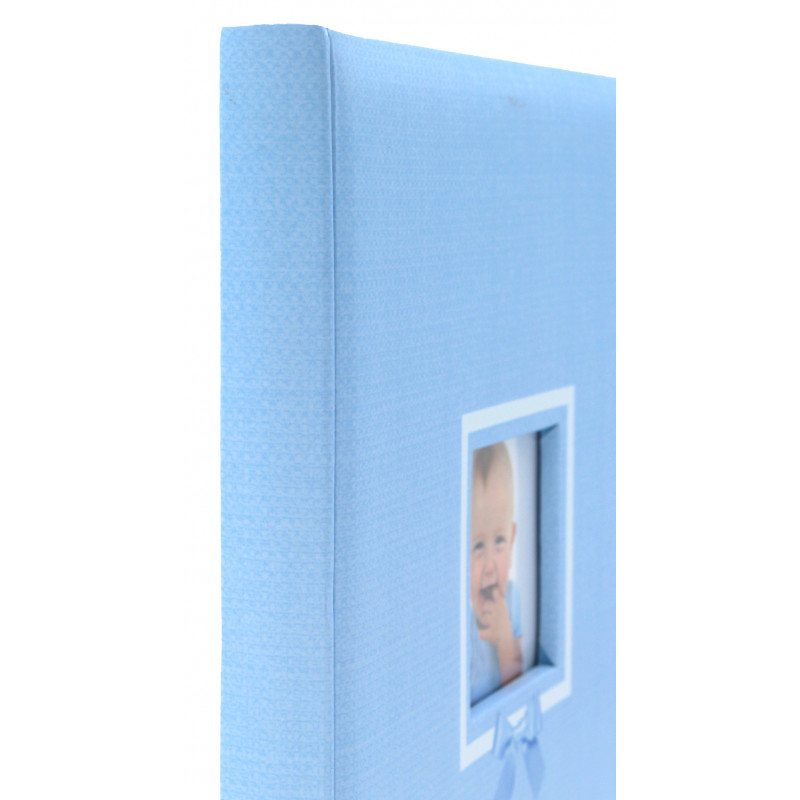 ALBUM-PHOTO-NAISSANCE-POLO2-TRADITIONNEL-TRANCHE-BLEU