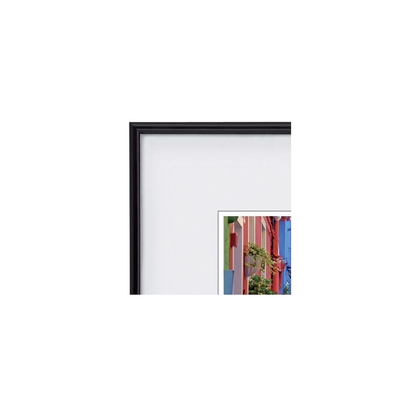 YEEPHAN Cadre photo noir carré 30 x 30 cm avec support pour cadre photo 20  x 20 cm (8 x 8 pouces), cadres noirs 12x12 pouces en bois massif avec