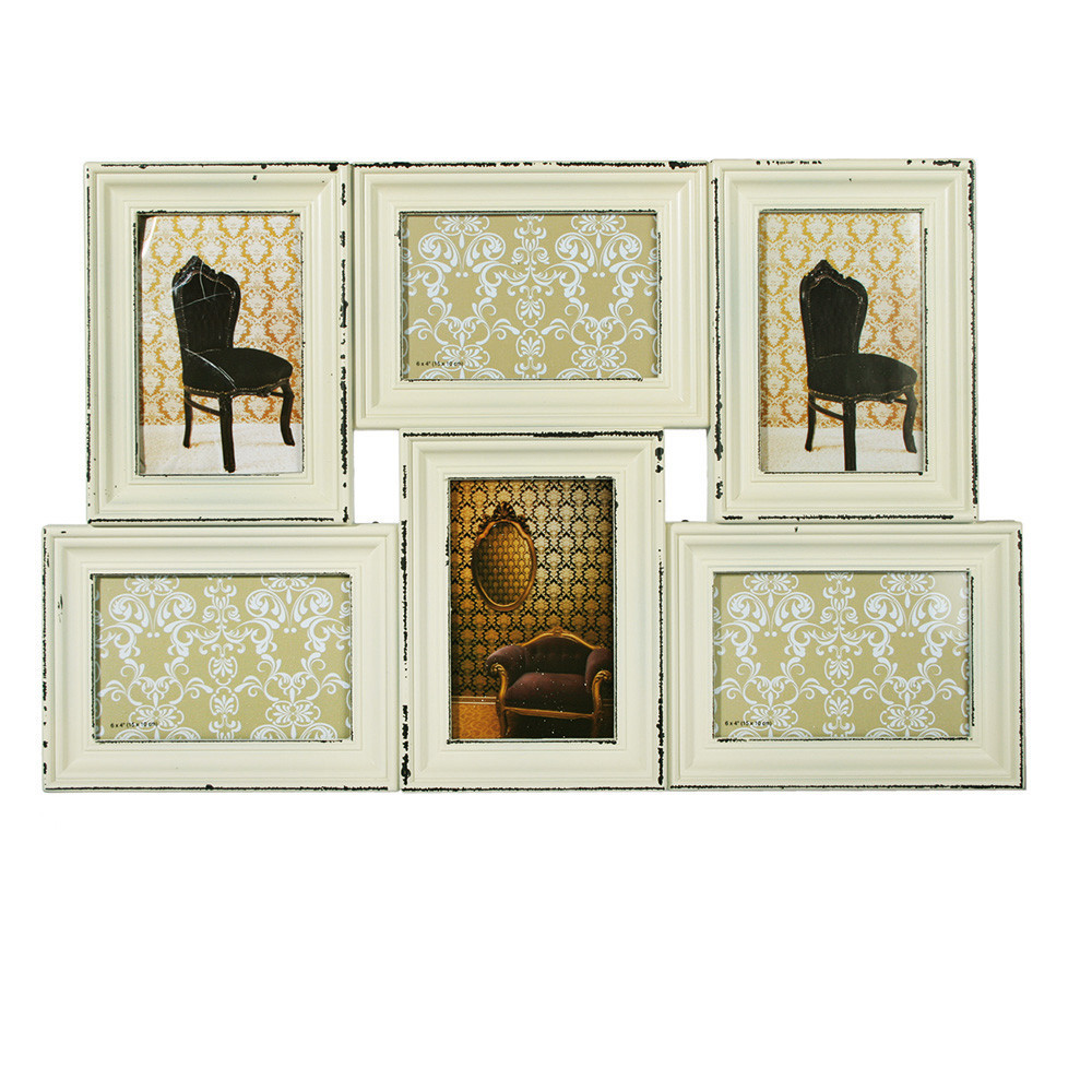 cadre multivues original en bois pour 9 photos 10x15cm/13x18