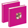 Lot de 2 albums photo Fun fushia 200 pochettes 10x15