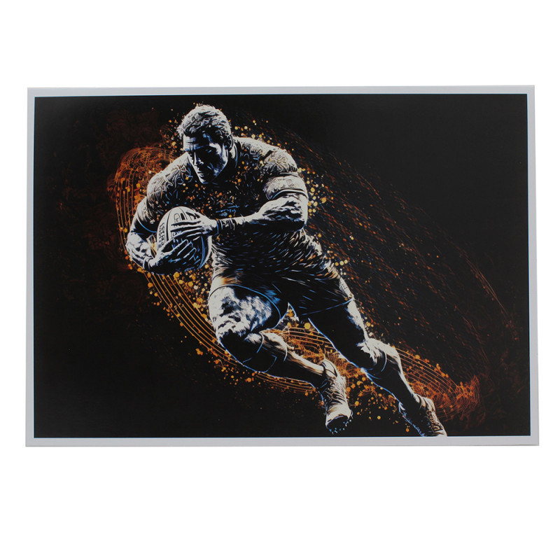 Cartonnage photo scolaire - Groupe 20x30 - Rugby Puissance