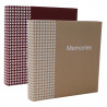 Lot de 2 albums photo KP Pattern 200 pochettes 10X15 beige et bordeaux