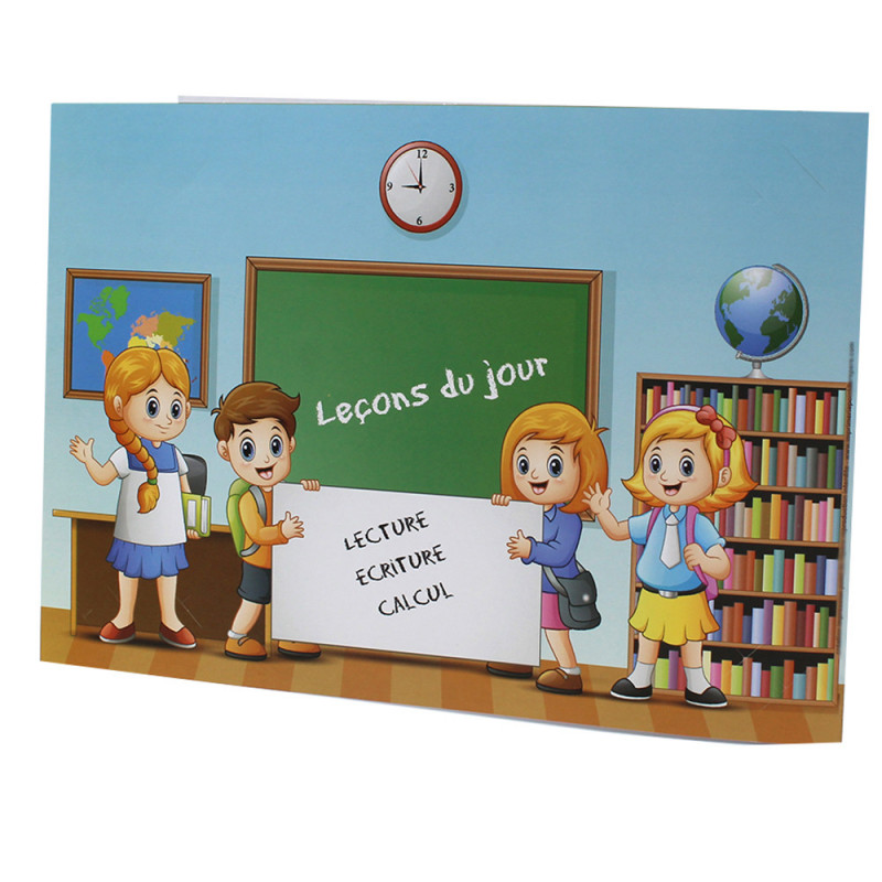 Lot de 50 cartonnages photo scolaire - Groupe 20x30 - Leçon - dos