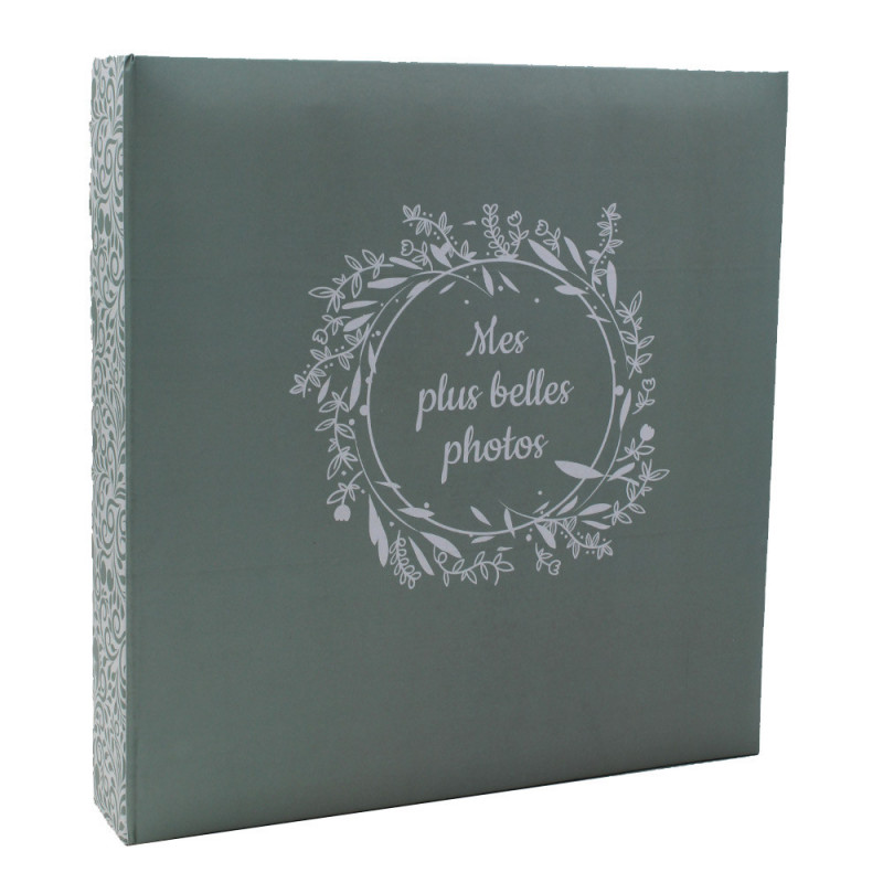 Classeur photos "Mes plus belles photos" 300 pochettes 10x15 vert