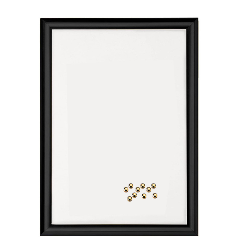 Pêle-mêle magnétique Noir 40X50 fond blanc