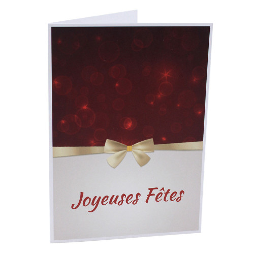 Lot cartonnage photo Joyeux Noël- Vertical Flot doré - 9x13 au 20x30 cm