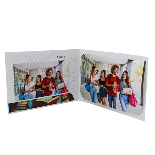 Cartonnage scolaire - Groupe 20x30-20x25-18x27-18x25-18x24 avec RABAT - Mademoiselle