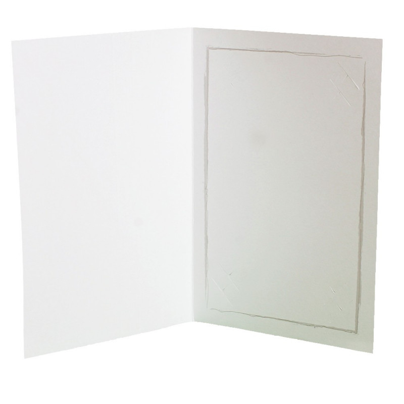 Lot de 11 cartonnages photo blanc Fusain 9x3-10x15 cm