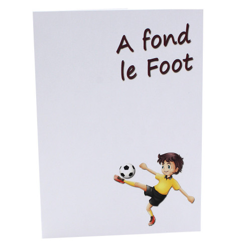 Cartonnage photo Foot - Loisirs N2 - Vertical du 9x13 au 20x30 cm