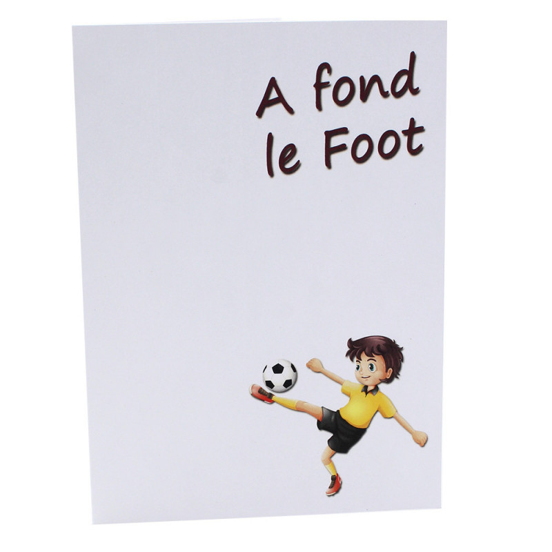 Cartonnage photo Foot - Loisirs N2 - Vertical