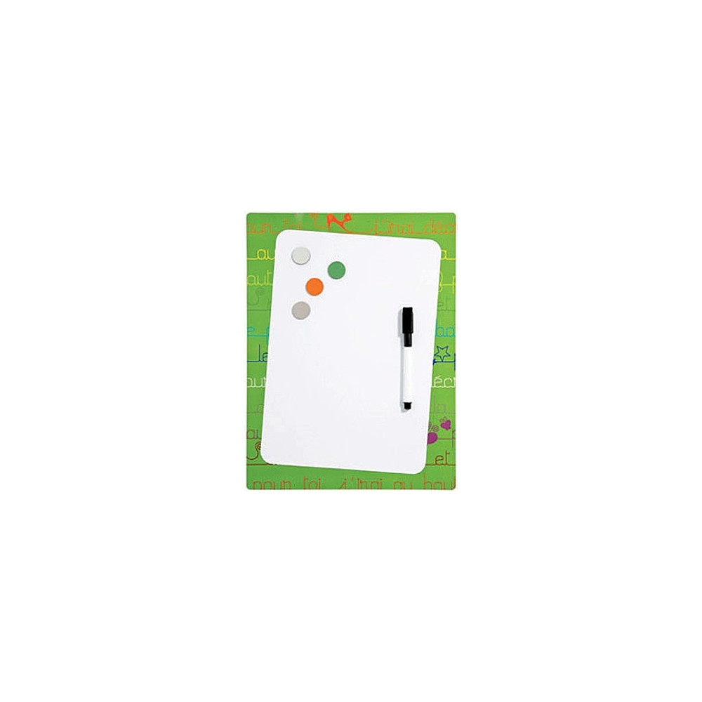 Tableau blanc magnétique frigo - Souple et effaçable - Format